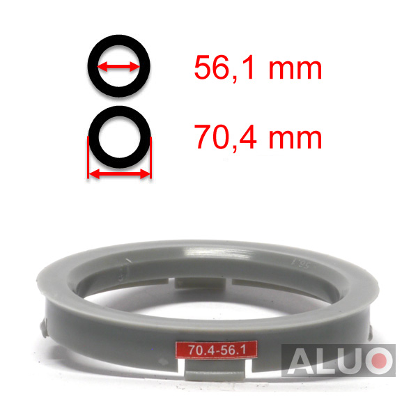 Anéis centralizadores 70,4 - 56,1 mm ( 70.4 - 56.1 ) - frete grátis
