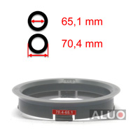 Anéis centralizadores 70,4 - 65,1 mm ( 70.4 - 65.1 ) - frete grátis