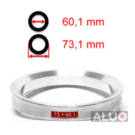 Anéis centralizadores de alumínio 73,1 - 60,1 mm ( 73.1 - 60.1 )