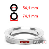 Anéis centralizadores de alumínio 74,1 - 54,1 mm ( 74.1 - 54.1 )